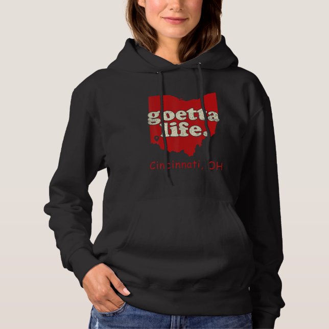 Sudadera Cincinnati Cincinnati Food Goetta Life (Anverso)