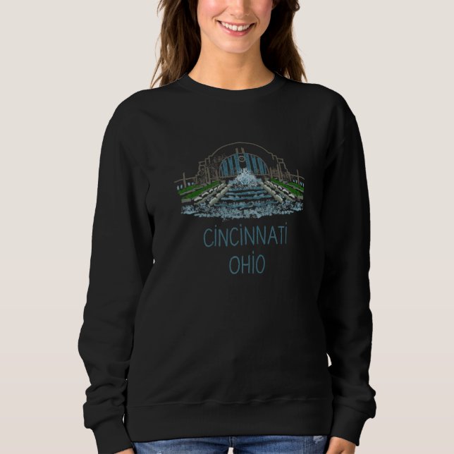 Sudadera Cincinnati City Ohio souvenir  for men women  5 (Anverso)