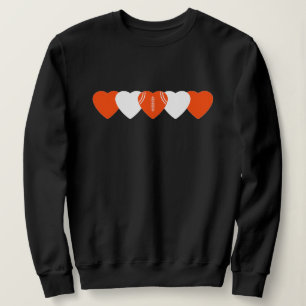 Sudadera Cincinnati Fan Corazón Fútbol Oscuro