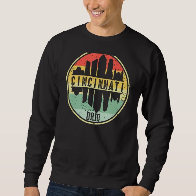 Sudadera Cincinnati Ohio Downtown Skylin (Anverso)