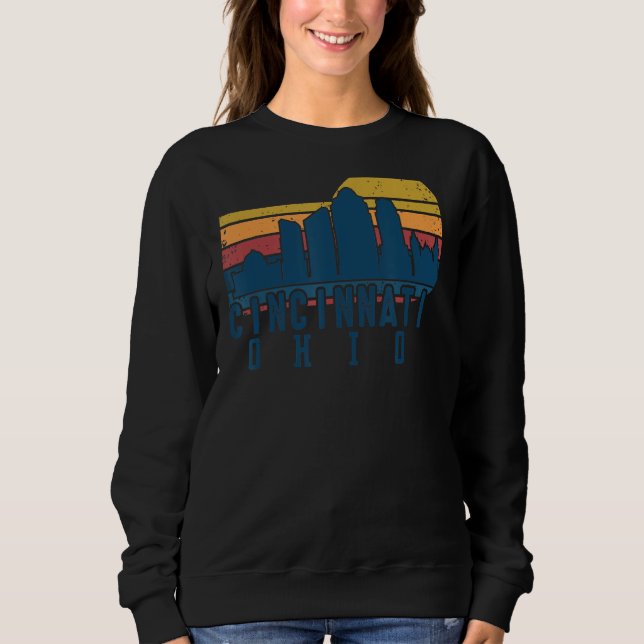 Sudadera Cincinnati Ohio Downtown Skylin (Anverso)