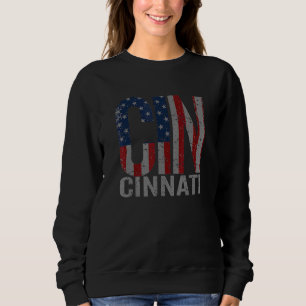 Sudadera Cincinnati Ohio Patriotas Día Conmemorativo De La 