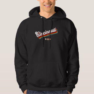 Sudadera Cincinnati Ohio Retro 80 Oh