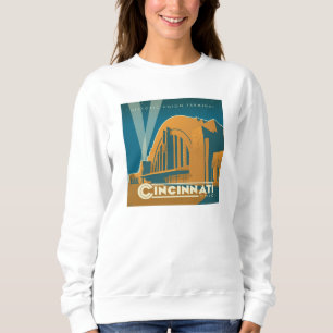 Sudadera Cincinnati, Ohio   Terminal de la Unión histórica