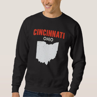 Sudadera CINCINNATI Ohio USA State America Travel Ohioan