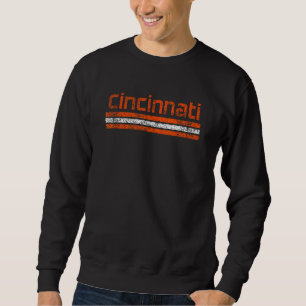 Sudadera Cincinnati Ohio Vintage Weatherback