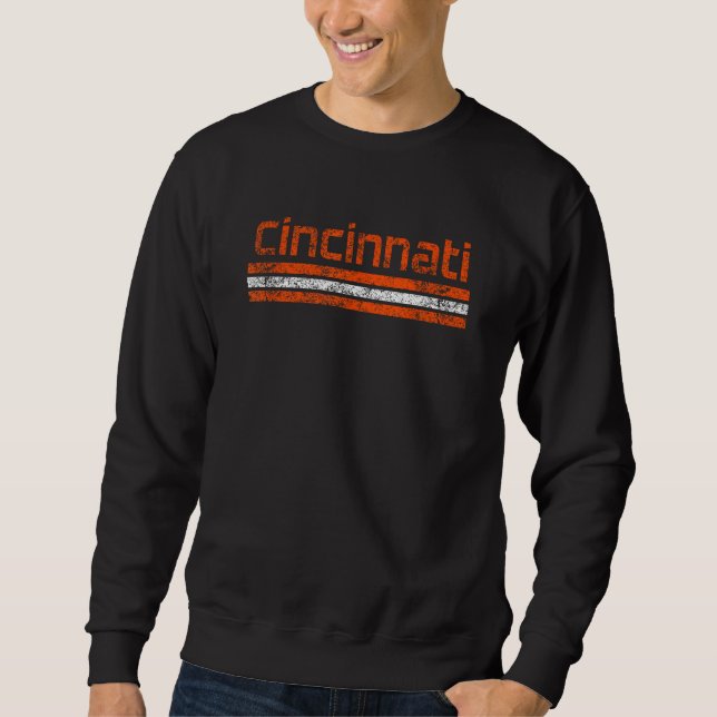 Sudadera Cincinnati Ohio Vintage Weatherback (Anverso)