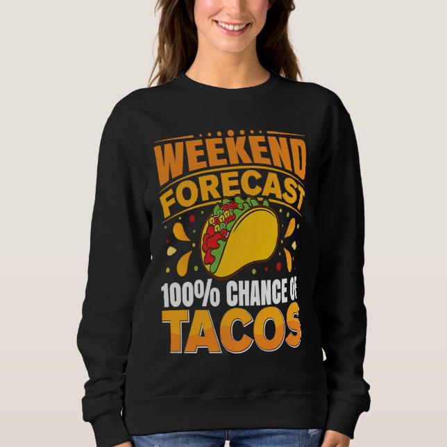 Sudadera Cinco De Mayo, Buritos , Mexico Tacos and Avocado  (Anverso)