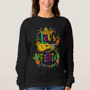 Sudadera Cinco De Mayo Cactus De Guitarra Mexicana