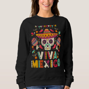 Sudadera Cinco De Mayo Cruz Mexicana Gafas de Sol Musta de 
