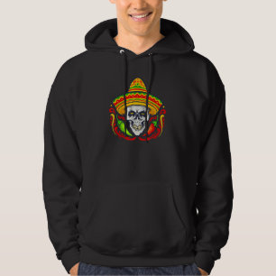 Sudadera Cinco De Mayo Cruz Mexicana Gafas de Sol Musta de