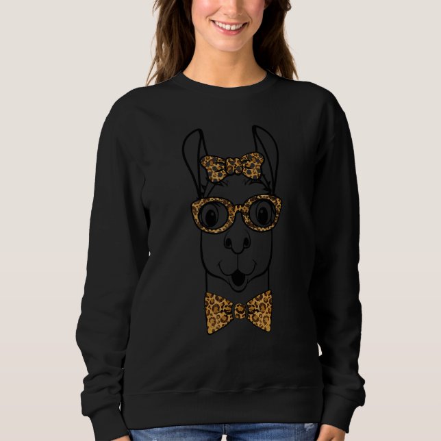Sudadera Cinco De Mayo Cute Llama Gafas De Sol Tye Headb (Anverso)