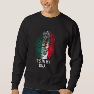 Sudadera Cinco De Mayo Está En Mi Dna Bandera Mexicana Méxi