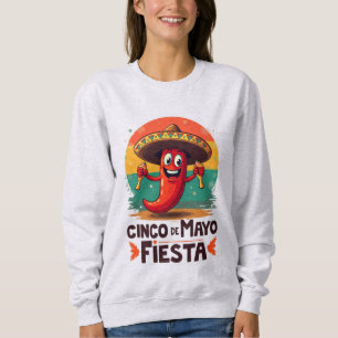 Sudadera Cinco de Mayo Fiesta - Fiesta mexicano picante y d
