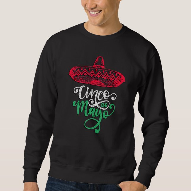 Sudadera Cinco De Mayo Fiesta Mexicana 5 De Mayo (Anverso)