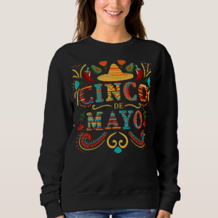 Sudadera Cinco De Mayo Fiesta Sombrero Chili Tacos Aguacate