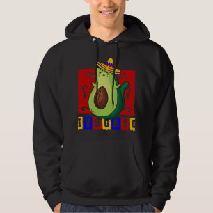 Sudadera cinco de mayo gato avocado avogato kawaii mexicano