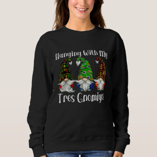 Sudadera Cinco De Mayo Gnome Para Mujeres Y Hombres Con Tre