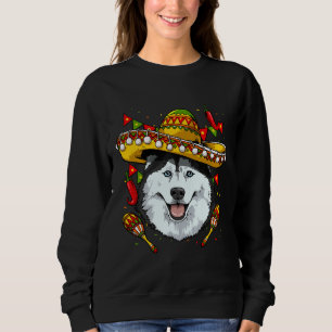 Sudadera Cinco De Mayo Hombres Husky Siberiano Mujeres Niño