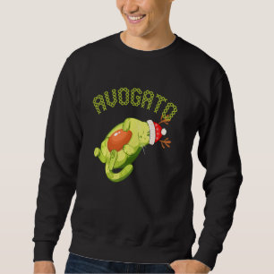 Sudadera Cinco De Mayo Meow Funny Avogato Gato Lover Aguaca