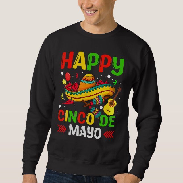Sudadera Cinco De Mayo Mexican Fiesta 5 De Mayo (Anverso)