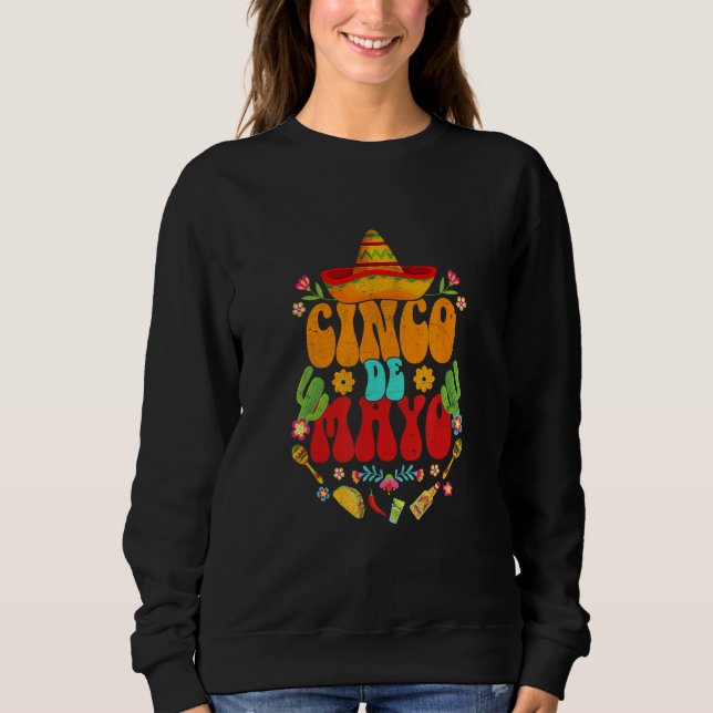 Sudadera Cinco De Mayo  Mexican Fiesta 5 De Mayo Women Men  (Anverso)