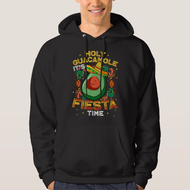 Sudadera Cinco De Mayo Mexican Holy Guacamole Fiesta Time (Anverso)