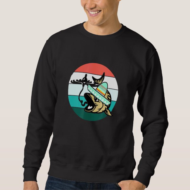 Sudadera Cinco De Mayo Pescadores Familia Vacacional De Méx (Anverso)