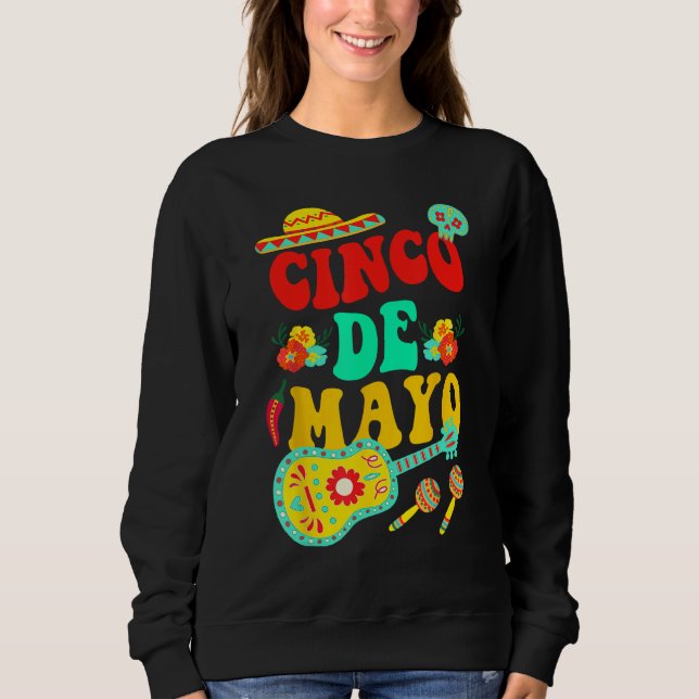 Sudadera Cinco De Mayo Sombrero Mexican Fiesta 5 De for men (Anverso)