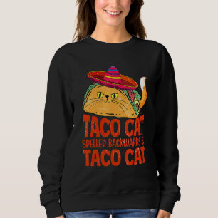 Sudadera Cinco De Mayo Taco Cat Al Revés Es Taco