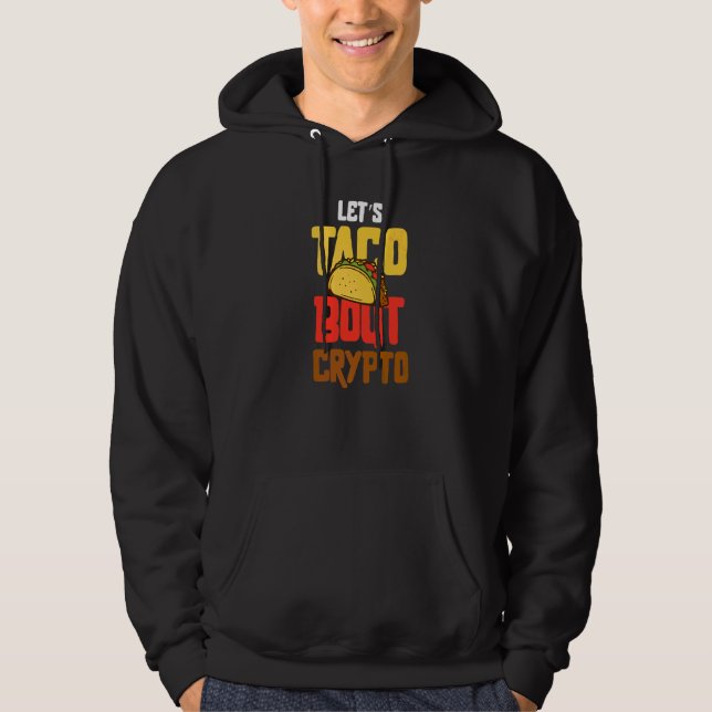 Sudadera Cinco De Mayo, taco sobre la mina de criptografía  (Anverso)