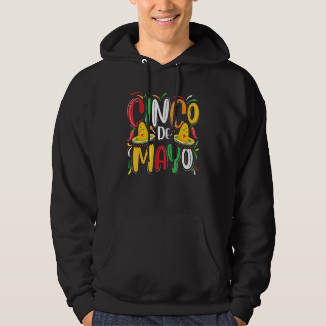 Sudadera Cinco De Mayo Women Men Mexican Party 5 De Mayo (Anverso)