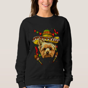Sudadera Cinco De Mayo Yorkshire Terrier Hombres Mujeres Hi