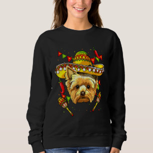 Sudadera Cinco De Mayo Yorkshire Terrier Hombres Mujeres Hi