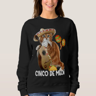 Sudadera Cinco De Meow Disfraz de gato de Cinco De Mayo