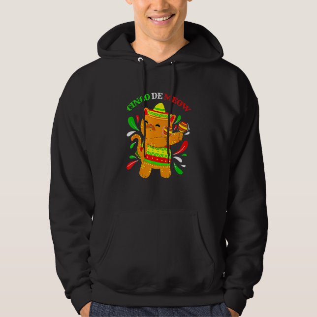 Sudadera Cinco ideas de carne Cinco de Mayo propietario de  (Anverso)