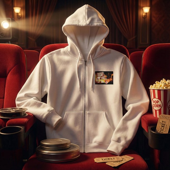 Sudadera Cinematic Film Reel and Clapperboard (Subido por el creador)