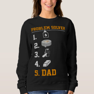 Sudadera Cinta adhesiva para resolver problemas Papá Chiste