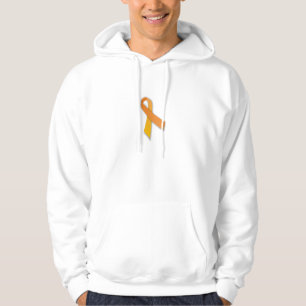 Sudadera Cinta animal anaranjada de la conciencia del
