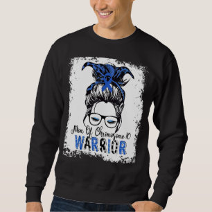 Sudadera Cinta azul cromosoma 10 Guerrera Mamá