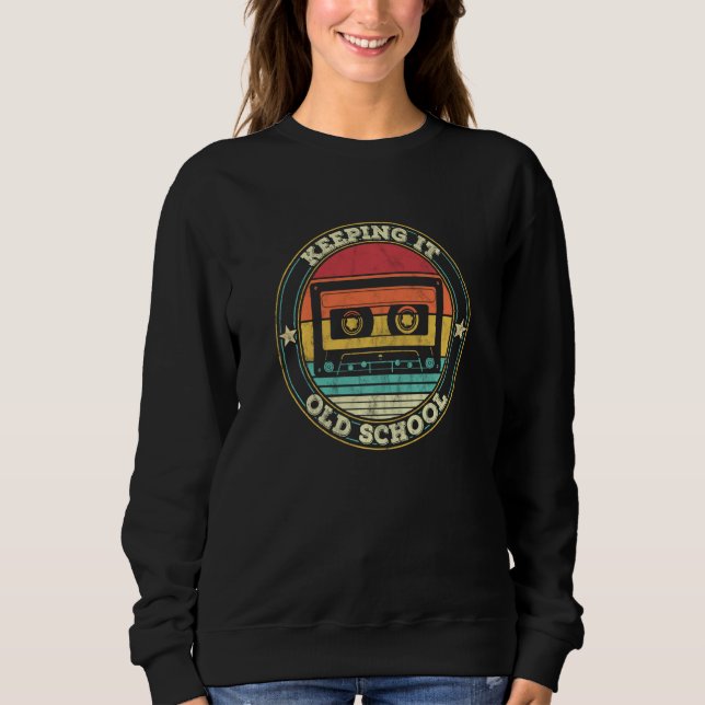 Sudadera Cinta Cassette Music Retro 80s 90s (Anverso)