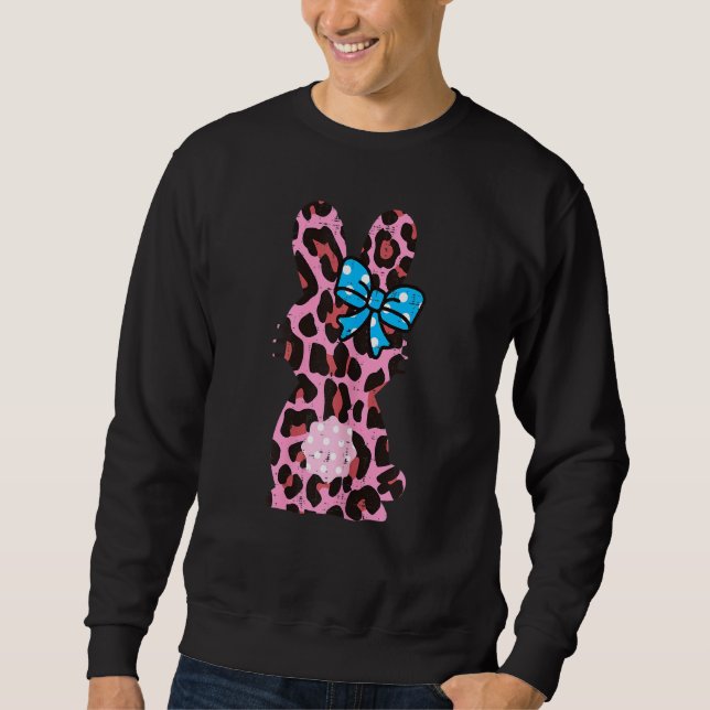 Sudadera Cinta Cinta Cinta Cinta Cinta De La Pascua De Leop (Anverso)
