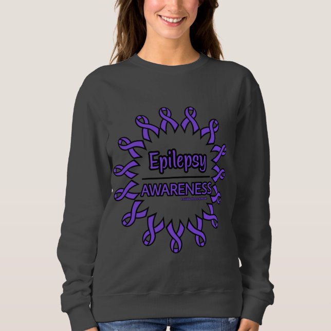 Sudadera Cinta/Círculo...Epilepsia (Anverso)