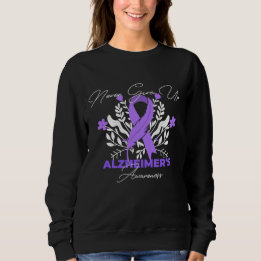 Sudadera Cinta de Alzheimer lucha por la conciencia de la d