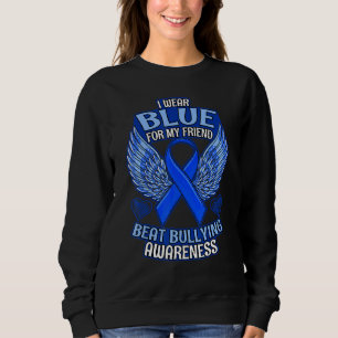 Sudadera Cinta de apoyo a amigos con conciencia contra el a