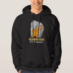 Sudadera Cinta de apoyo para el oso de la abuela de la conc