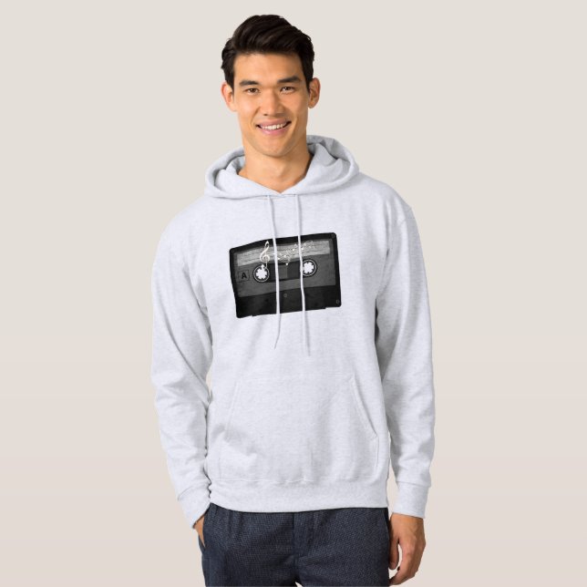 Sudadera Cinta de casete Old School deteriorada  (Anverso completo)