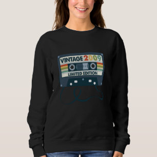 Sudadera Cinta de casete vintage de 16 años nacida en 2009 