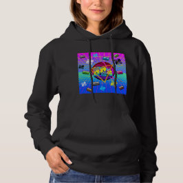 SUDADERA CINTA DE CASSETTE DE LA ESCUELA ANTIGUA RETRO DE L
