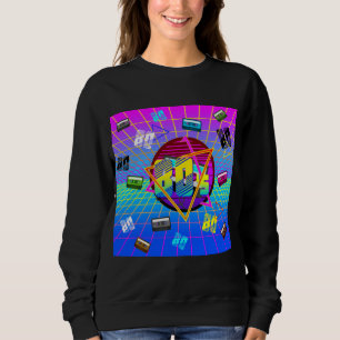 SUDADERA CINTA DE CASSETTE RETRO DE LA ESCUELA VIEJA DE LOS